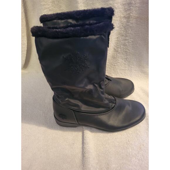 Totes STARIDE 2 Womens Black Waterproof Front Zip Up Winter Round Toe Boots 8M - Picture 1 of 12